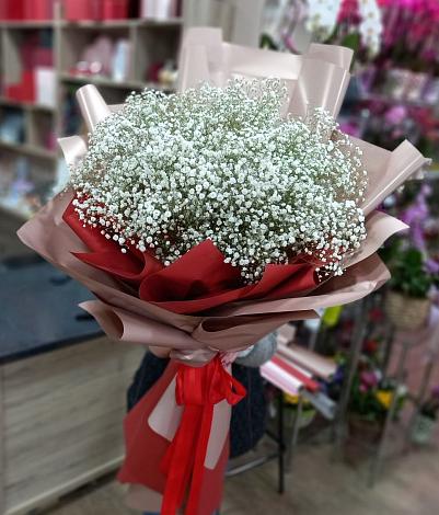 Букет цветов из: Гипсофила в Чкаловске