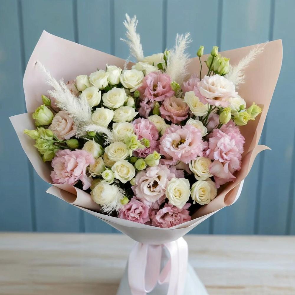 Букет цветов из: Альстромерии и Розы в Чкаловске