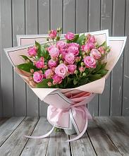 Букет Розовый кустик #REPLACE_PRED# Чкаловске