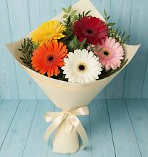 Букет цветов из:  Герберы #REPLACE_PRED# Чкаловске