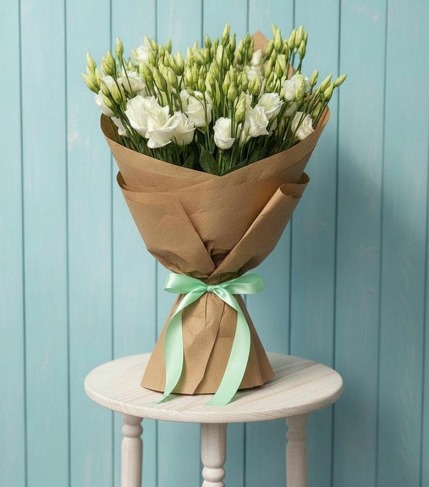 Букет цветов из: Лизиантусы в Чкаловске