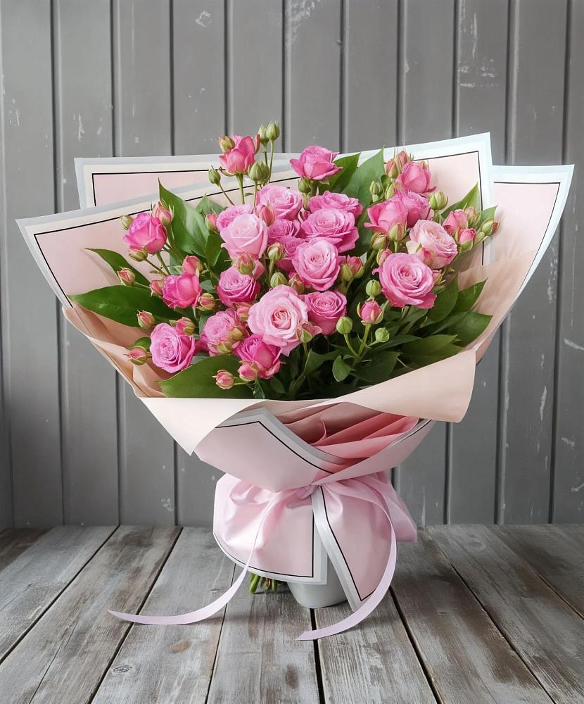 Букет Розовый кустик в Чкаловске