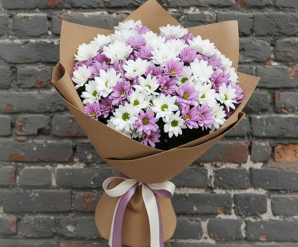 Букет цветов из: Хризантемы в Чкаловске