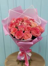Букет 15 Розовых роз Равель в Чкаловске